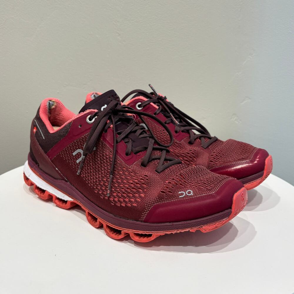 On Cloudsurfer Women’s Running Shoes Mulberry Coral - Size: 8.5